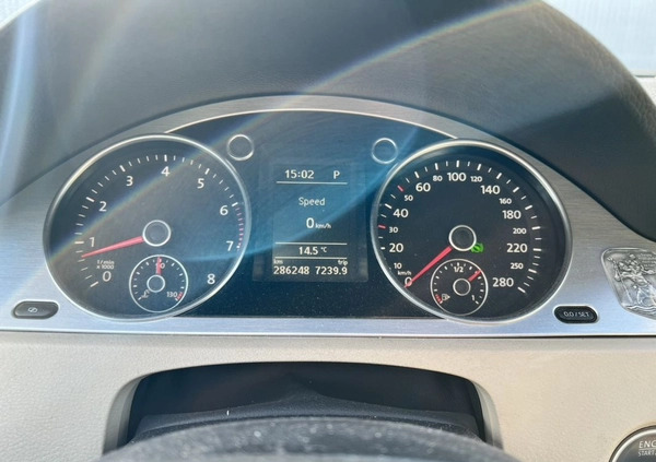 Volkswagen Passat CC cena 28500 przebieg: 288000, rok produkcji 2009 z Działoszyn małe 277